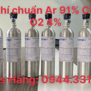 Bình khí chuẩn Ar 91% CO2 5% O2 4% 4 Bình khí chuẩn Ar 91% CO2 5% O2 4%