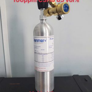 Bình khí chuẩn CO 100ppm C3H8 65 vol% 5 Bình khí chuẩn CO 100ppm C3H8 65 vol%