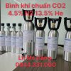 Bình khí chuẩn CO2 4.5% N2 13.5% He 6 Bình khí chuẩn CO2 4.5% N2 13.5% He