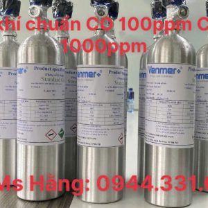 Bình khí chuẩn CO 100ppm C4H10 1000ppm 5 Bình khí chuẩn CO 100ppm C4H10 1000ppm