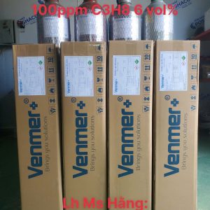 Bình khí chuẩn CO 100ppm C3H8 6 vol%