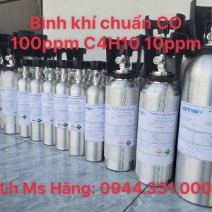 Bình khí chuẩn CO 100ppm C4H10 10ppm