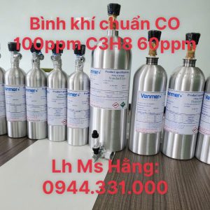 Bình khí chuẩn CO 100ppm C3H8 60ppm