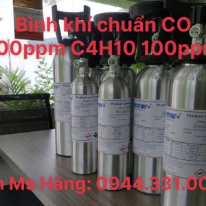 Bình khí chuẩn CO 100ppm C4H10 100ppm