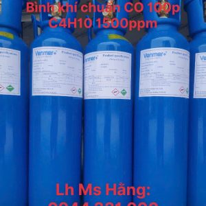 Bình khí chuẩn CO 100ppm C4H10 1500ppm 4 Bình khí chuẩn CO 100ppm C4H10 1500ppm