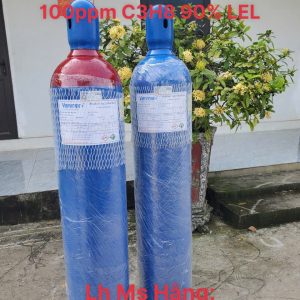 Bình khí chuẩn CO 100ppm C3H8 90% LEL 5 Bình khí chuẩn CO 100ppm C3H8 90% LEL