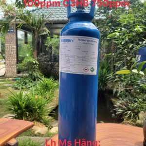 Bình khí chuẩn CO 100ppm C3H8 750ppm 4 Bình khí chuẩn CO 100ppm C3H8 750ppm