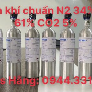 Bình khí chuẩn N2 34% He 61% CO2 5% 4 Bình khí chuẩn N2 34% He 61% CO2 5%