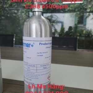 Bình khí chuẩn CO 100ppm C3H8 4500ppm