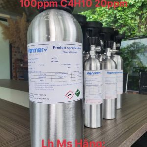 Bình khí chuẩn CO 100ppm C4H10 20ppm 4 Bình khí chuẩn CO 100ppm C4H10 20ppm