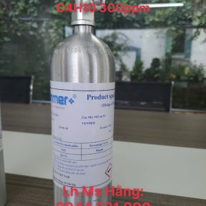 Bình khí chuẩn CO 100ppm C4H10 300ppm 4 Bình khí chuẩn CO 100ppm C4H10 300ppm