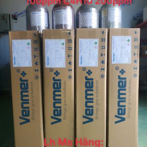 Bình khí chuẩn CO 100ppm C4H10 200ppm 4 Bình khí chuẩn CO 100ppm C4H10 200ppm