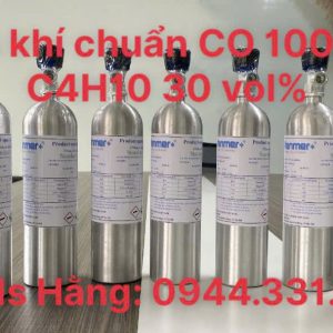 Bình khí chuẩn CO 100ppm C4H10 30 vol%