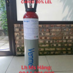 Bình khí chuẩn CO 100ppm C4H10 30% LEL 5 Bình khí chuẩn CO 100ppm C4H10 30% LEL