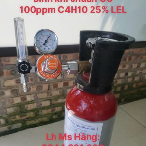 Bình khí chuẩn CO 100ppm C4H10 25% LEL 5 Bình khí chuẩn CO 100ppm C4H10 25% LEL