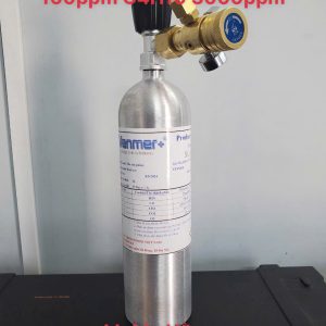 Bình khí chuẩn CO 100ppm C4H10 3000ppm