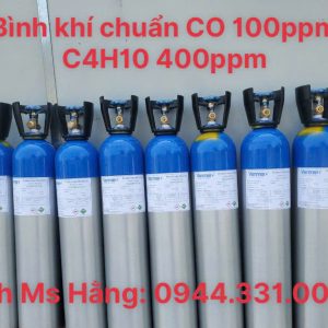 Bình khí chuẩn CO 100ppm C4H10 400ppm 5 Bình khí chuẩn CO 100ppm C4H10 400ppm