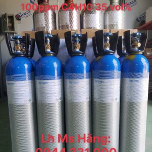 Bình khí chuẩn CO 100ppm C4H10 35 vol% 5 Bình khí chuẩn CO 100ppm C4H10 35 vol%