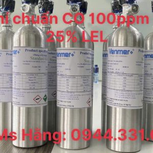 Bình khí chuẩn CO 100ppm C4H10 25% LEL 4 Bình khí chuẩn CO 100ppm C4H10 25% LEL