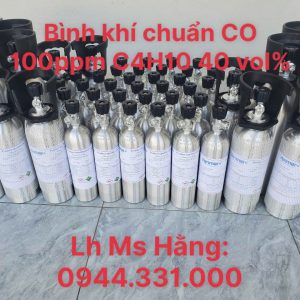Bình khí chuẩn CO 100ppm C4H10 40 vol%