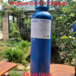 Bình khí chuẩn CO 100ppm C4H10 250ppm 5 Bình khí chuẩn CO 100ppm C4H10 250ppm