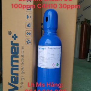 Bình khí chuẩn CO 100ppm C4H10 30ppm 5 Bình khí chuẩn CO 100ppm C4H10 30ppm